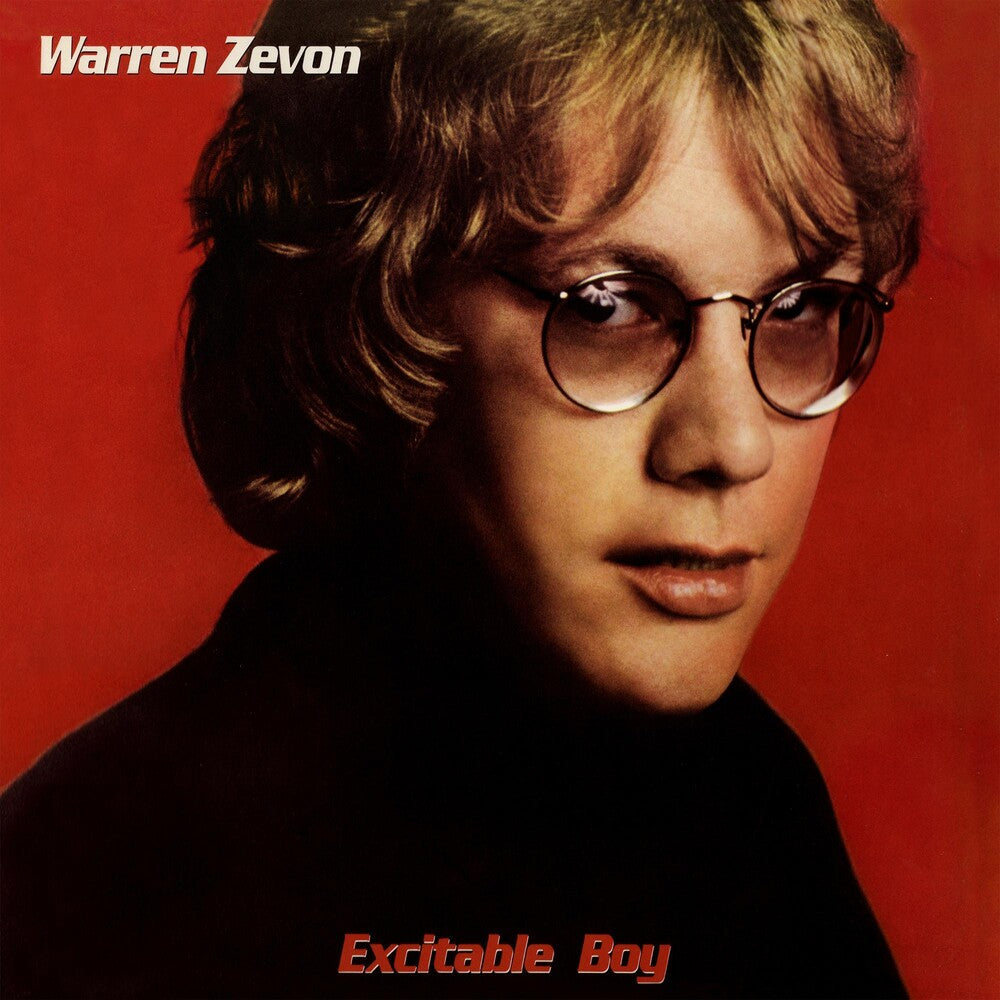 the album cover for Warren Zevon - Excitable Boy (Audp) [Colored Vinyl] [Limited Edition] [180 Gram] (Red)