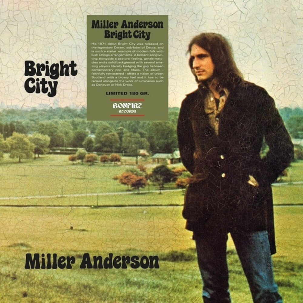the album cover for Miller Anderson - Bright City