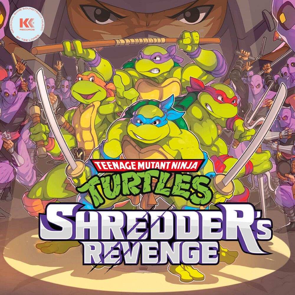 the album cover for Tee Lopes  (Wb) - Teenage Mutant Ninja: Shredder's Revenge - O.S.T.