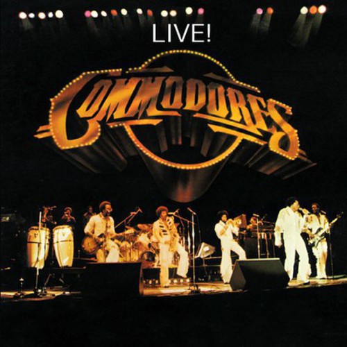 the album cover for Commodores - Live