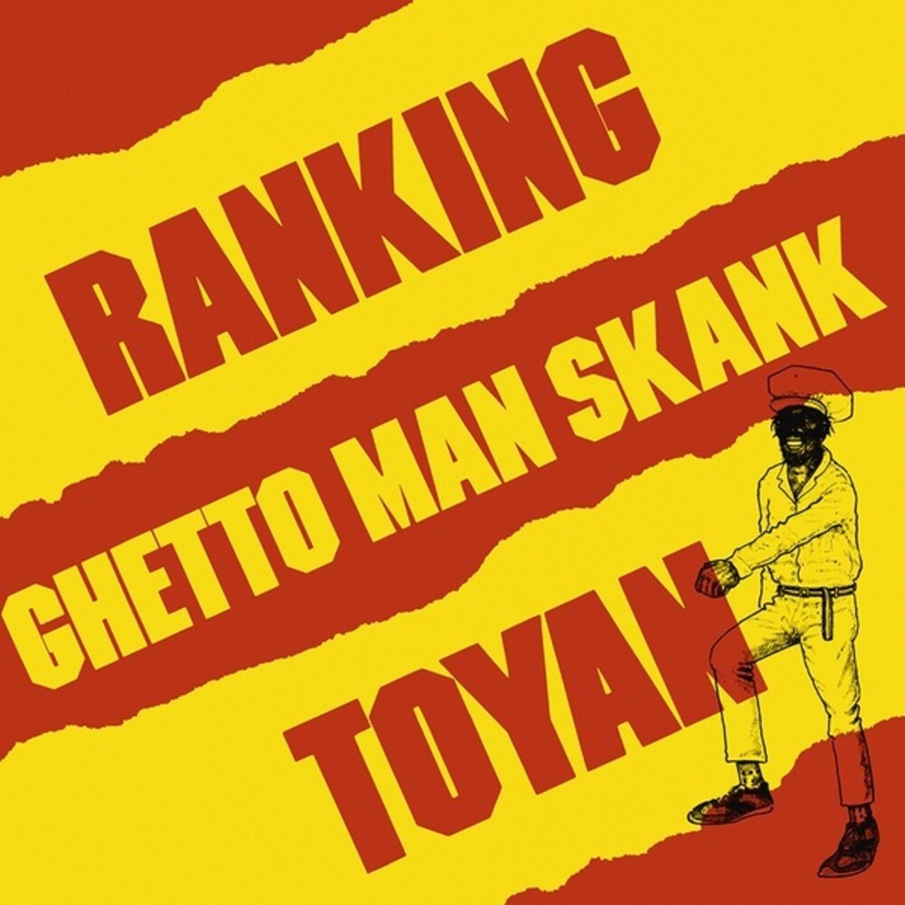 the album cover for Ranking Toyan - Ghetto Man Skank