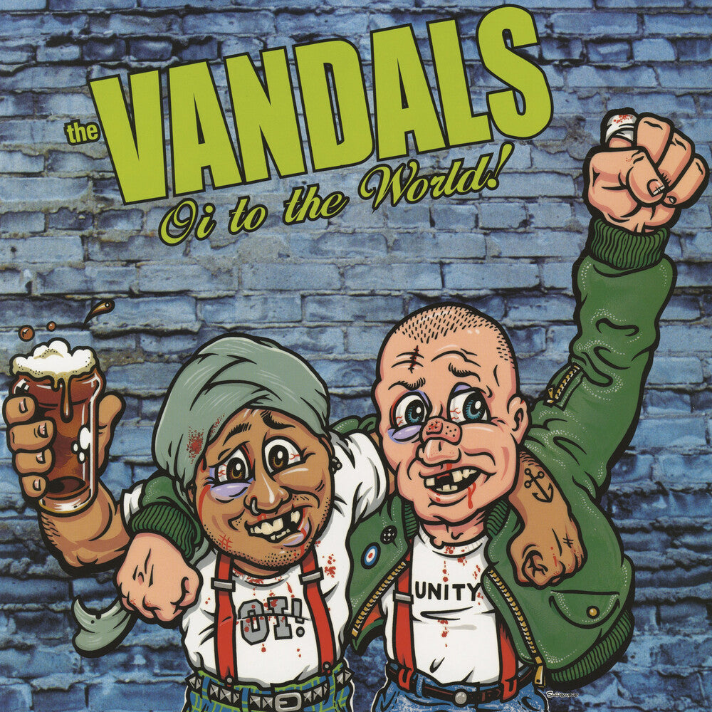 the album cover for The Vandals - Oi To The World - White [Colored Vinyl] (Wht)