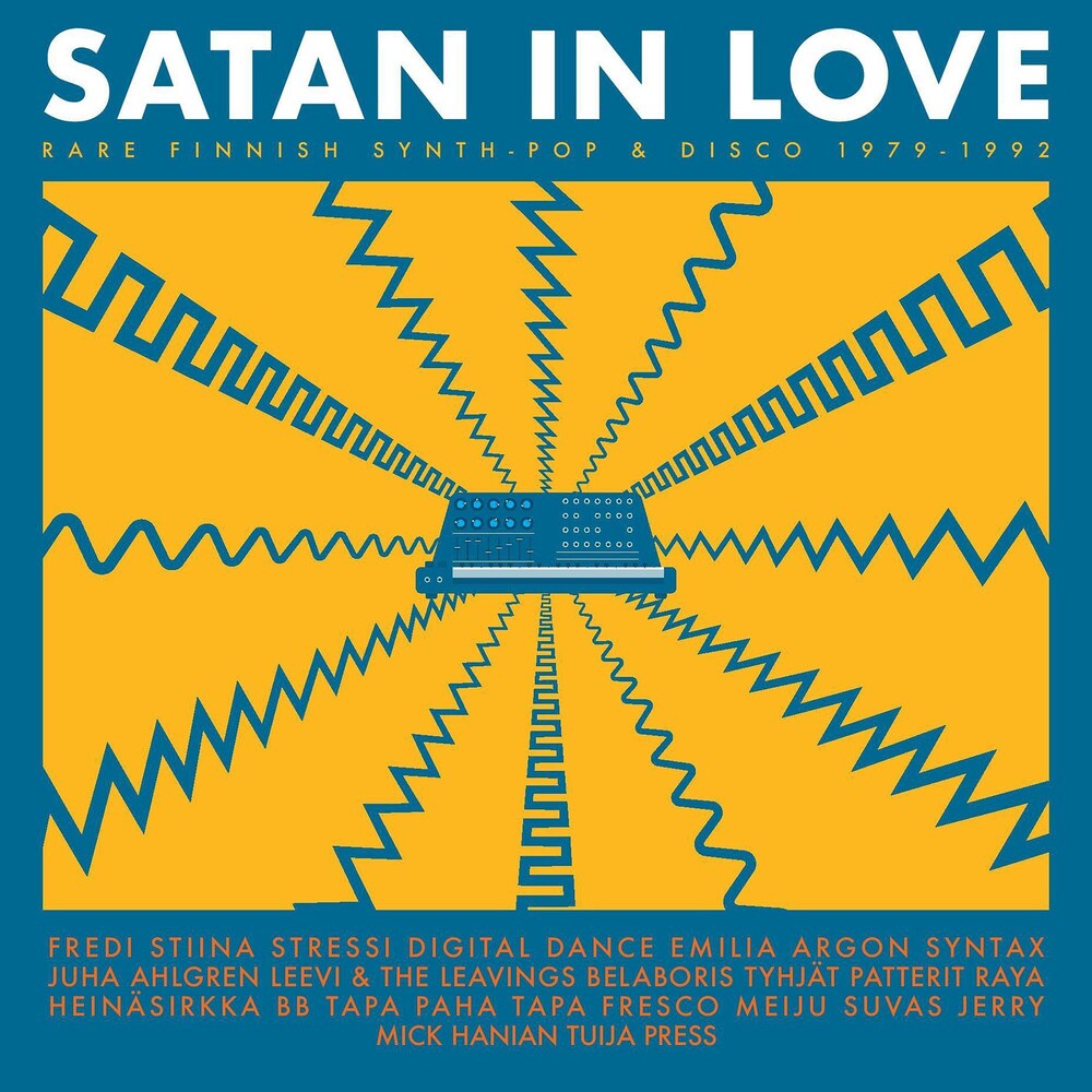 the album cover for Satan In Love Rare Finnish Synth-Pop / Various - Satan In Love Rare Finnish Synth-Pop / Various