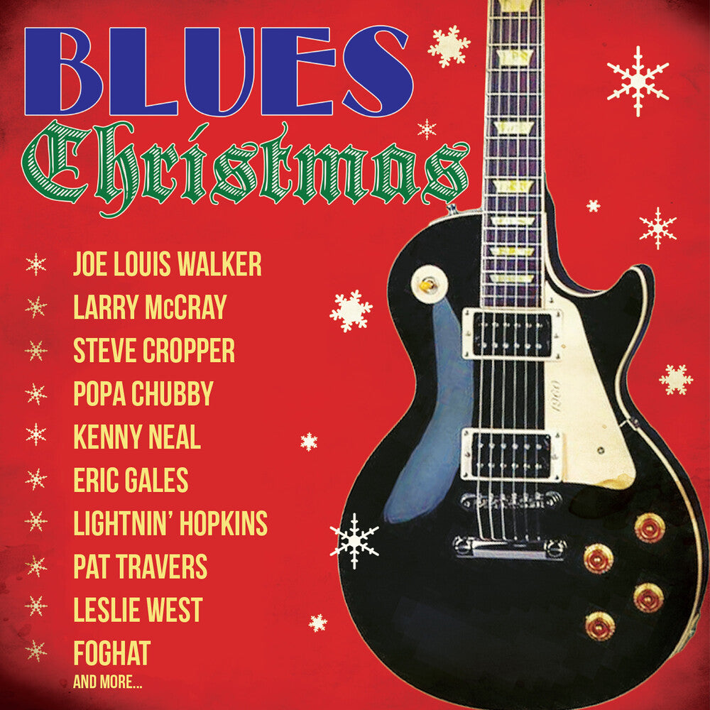 the album cover for Blues Christmas / Various Artists - Blues Christmas / Various Artists [Colored Vinyl] (Red)