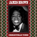 the album cover for James Brown - Christmas Time - Red [Colored Vinyl] (Red)