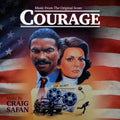 the album cover for Craig Safan  (Ita) - Courage / O.S.T. (Ita)