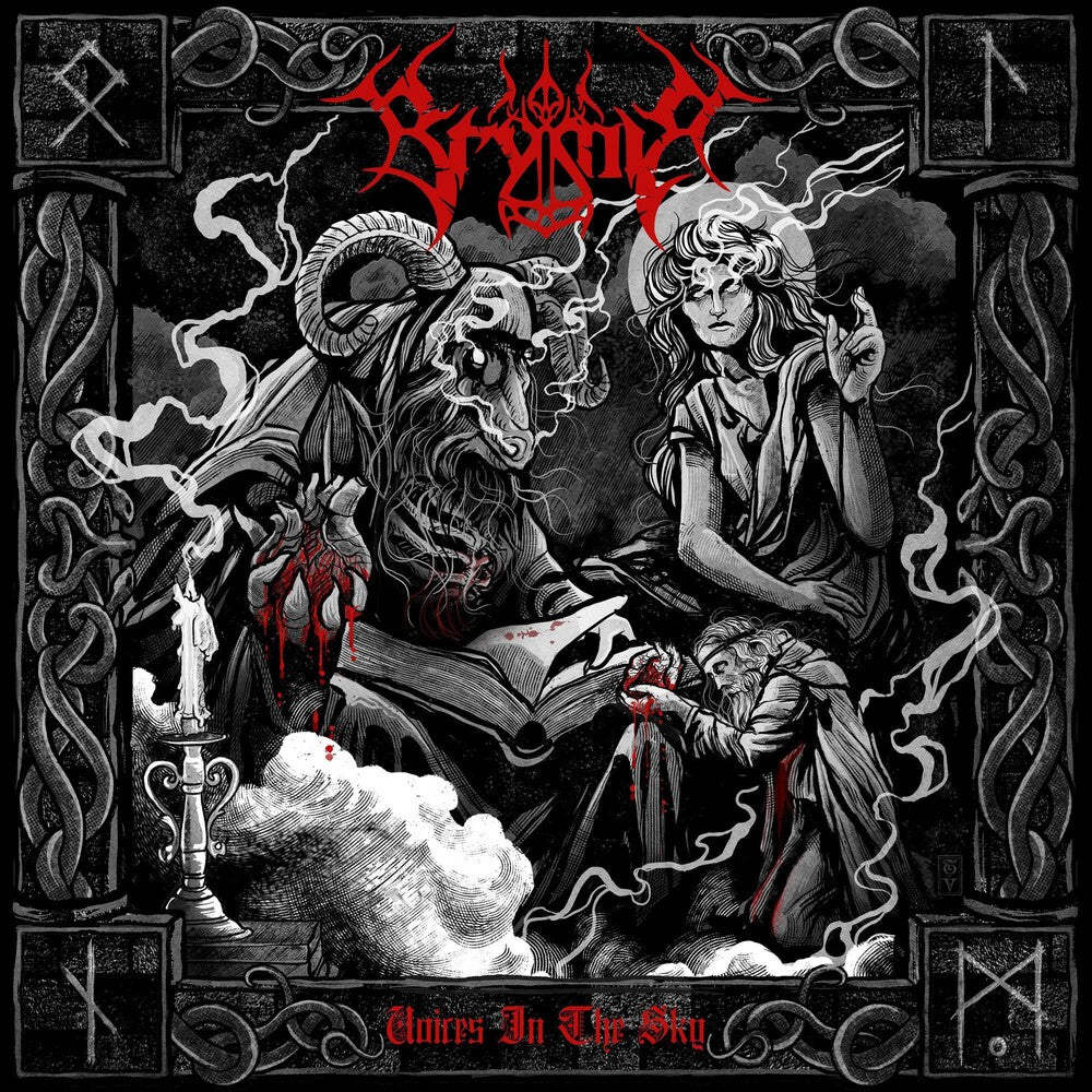 the album cover for Brymir - Voices In The Sky