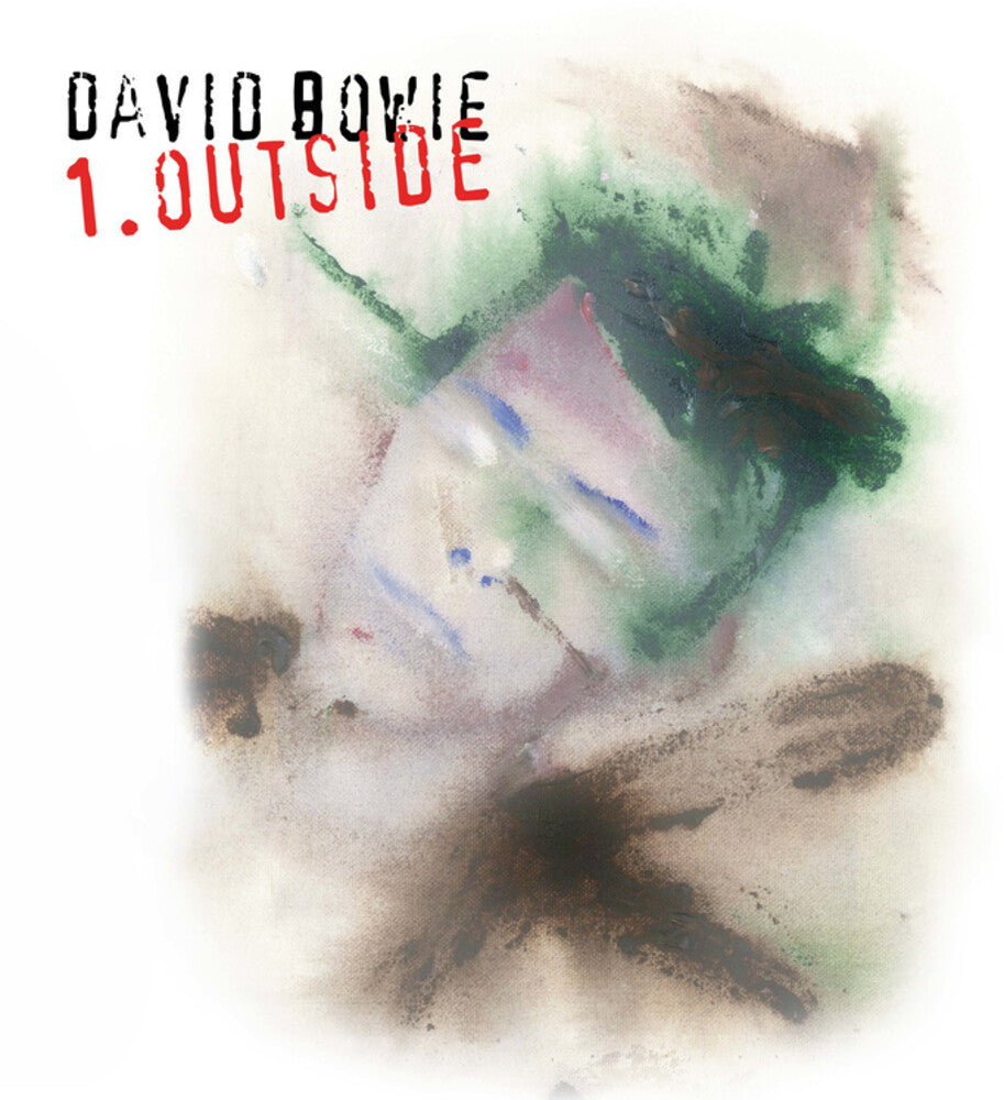 the album cover for David Bowie - 1. Outside (The Nathan Adler Diaries: A Hyper Cycle): 2021 Remaster
