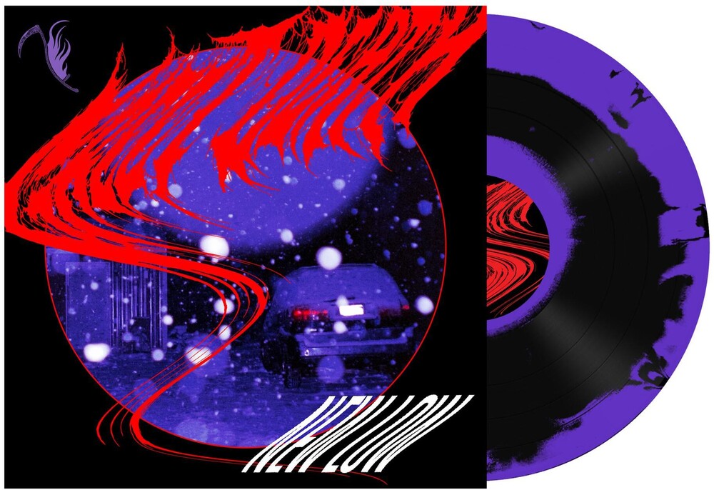 the album cover for Greet Death - New Low EP [Indie Exclusive Limited Edition Purple/Black Mix Vinyl]