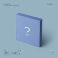 the album cover for SEVENTEEN - SEVENTEEN 4th Album Repackage 'SECTOR 17’ [NEW HEIGHTS Ver.]