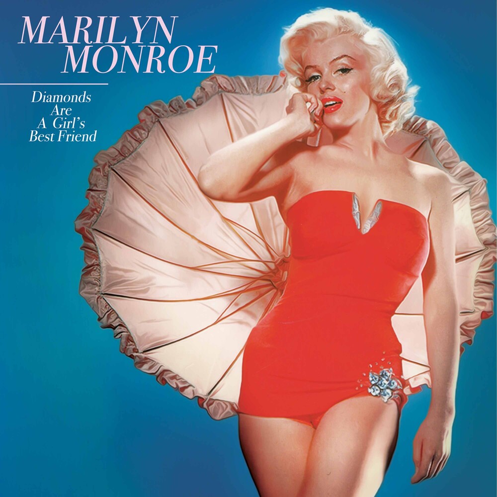 the album cover for Monroe, Mayilyn - Diamonds Are A Girl's Best Friend - Blue
