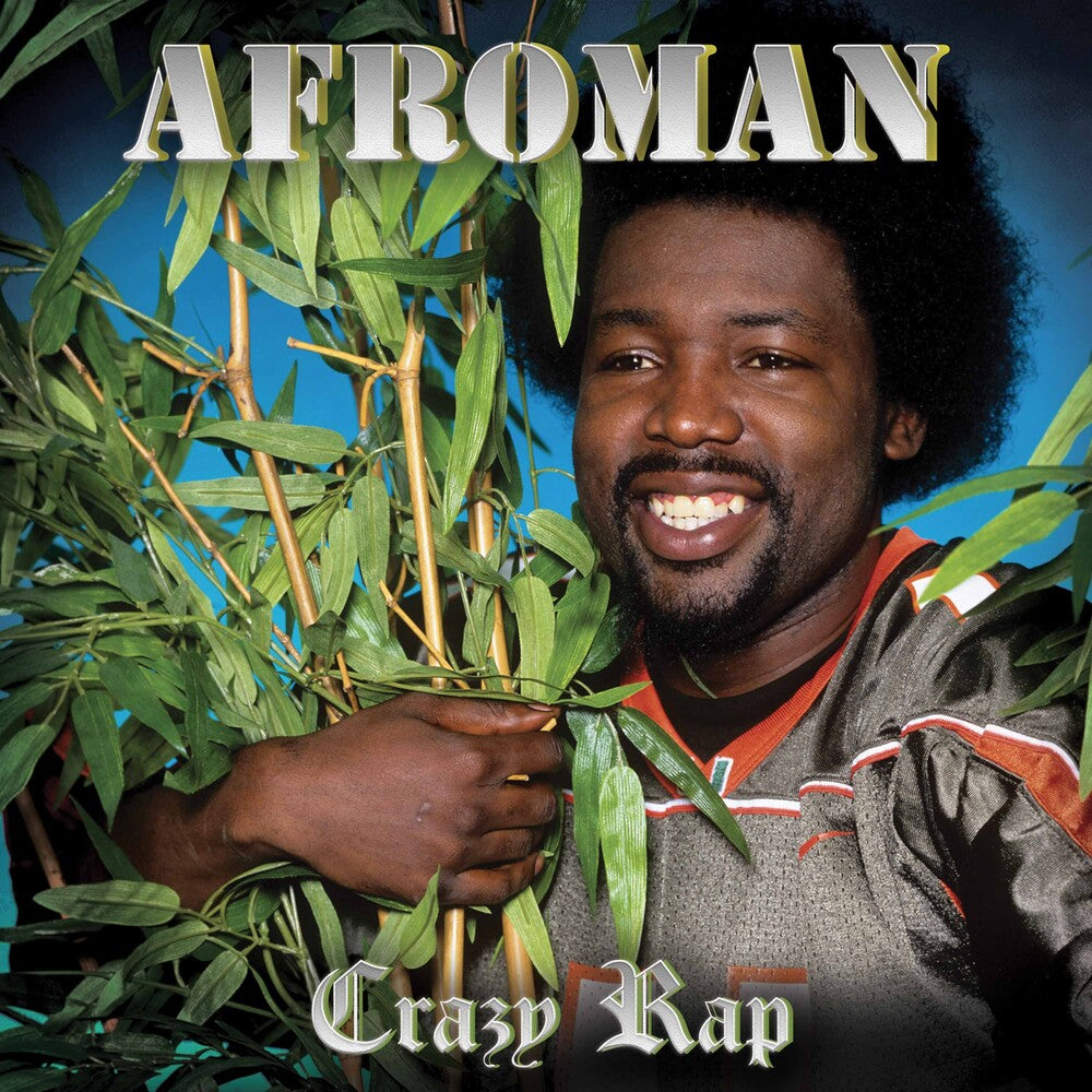 the album cover for Afroman - Crazy Rap - Green/black Splatter