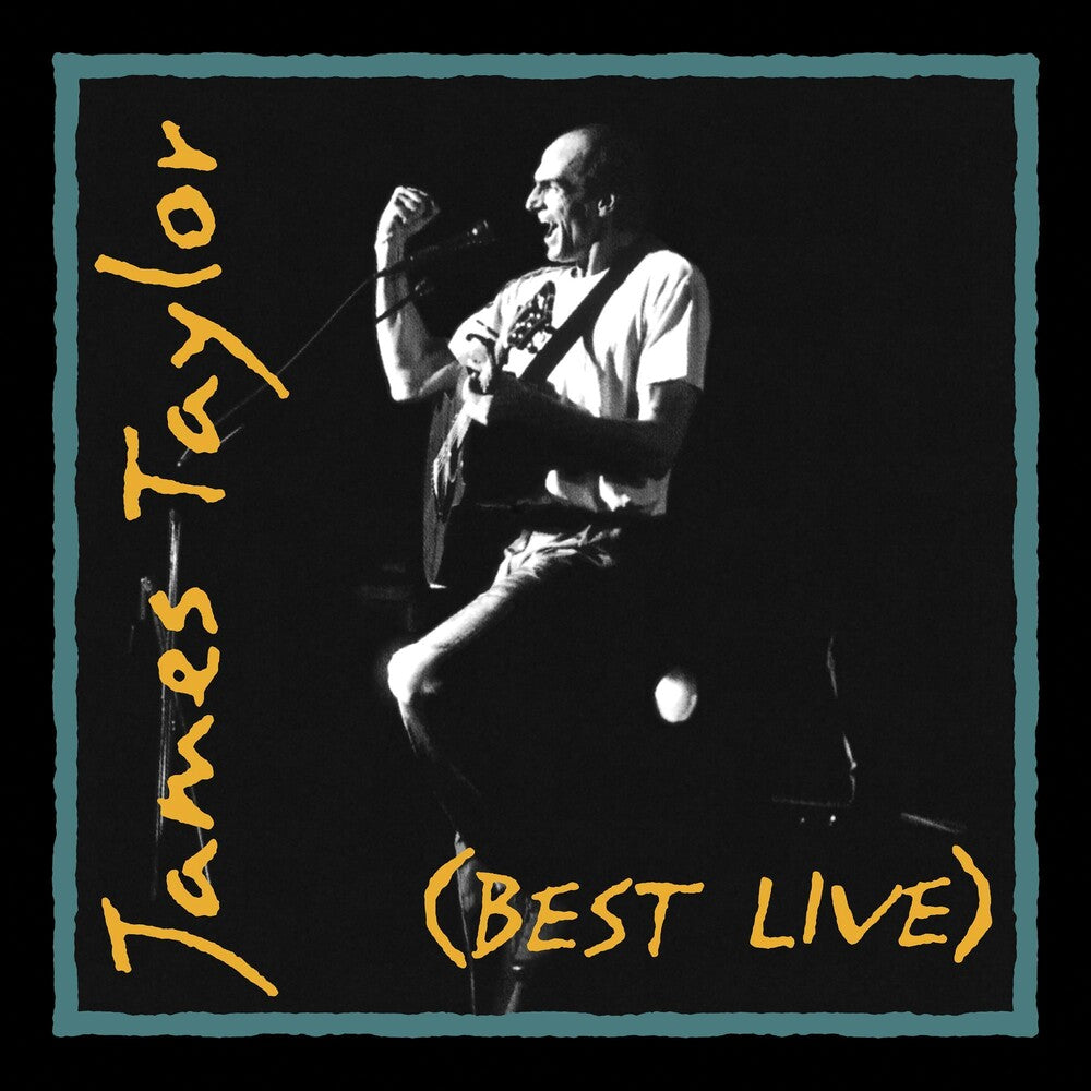 the album cover for James Taylor - Best Live (Audp) [Clear Vinyl] (Gate) [Limited Edition] [180 Gram]