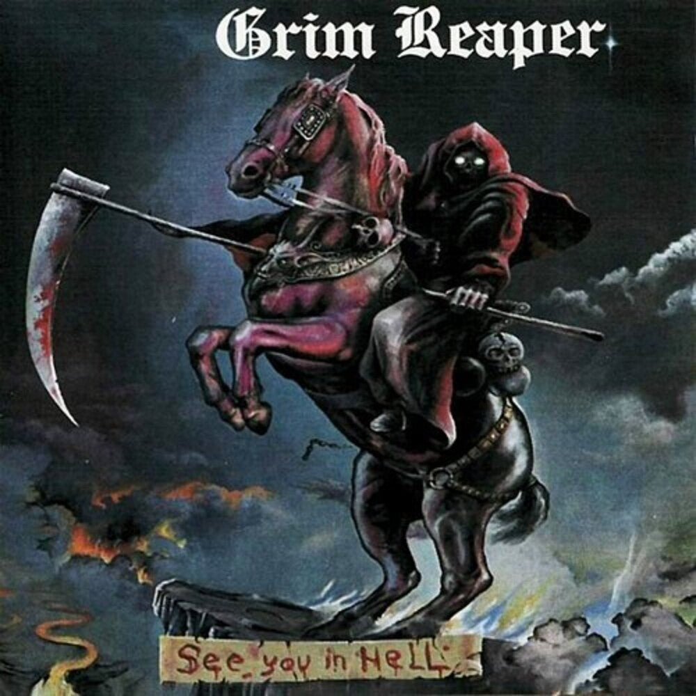 the album cover for Grim Reaper - See You In Hell [Colored Vinyl] (Gry) (Uk)