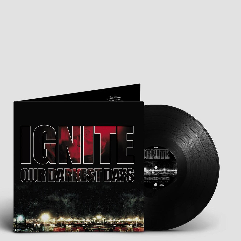 the album cover for Ignite - Our Darkest Days [LP]