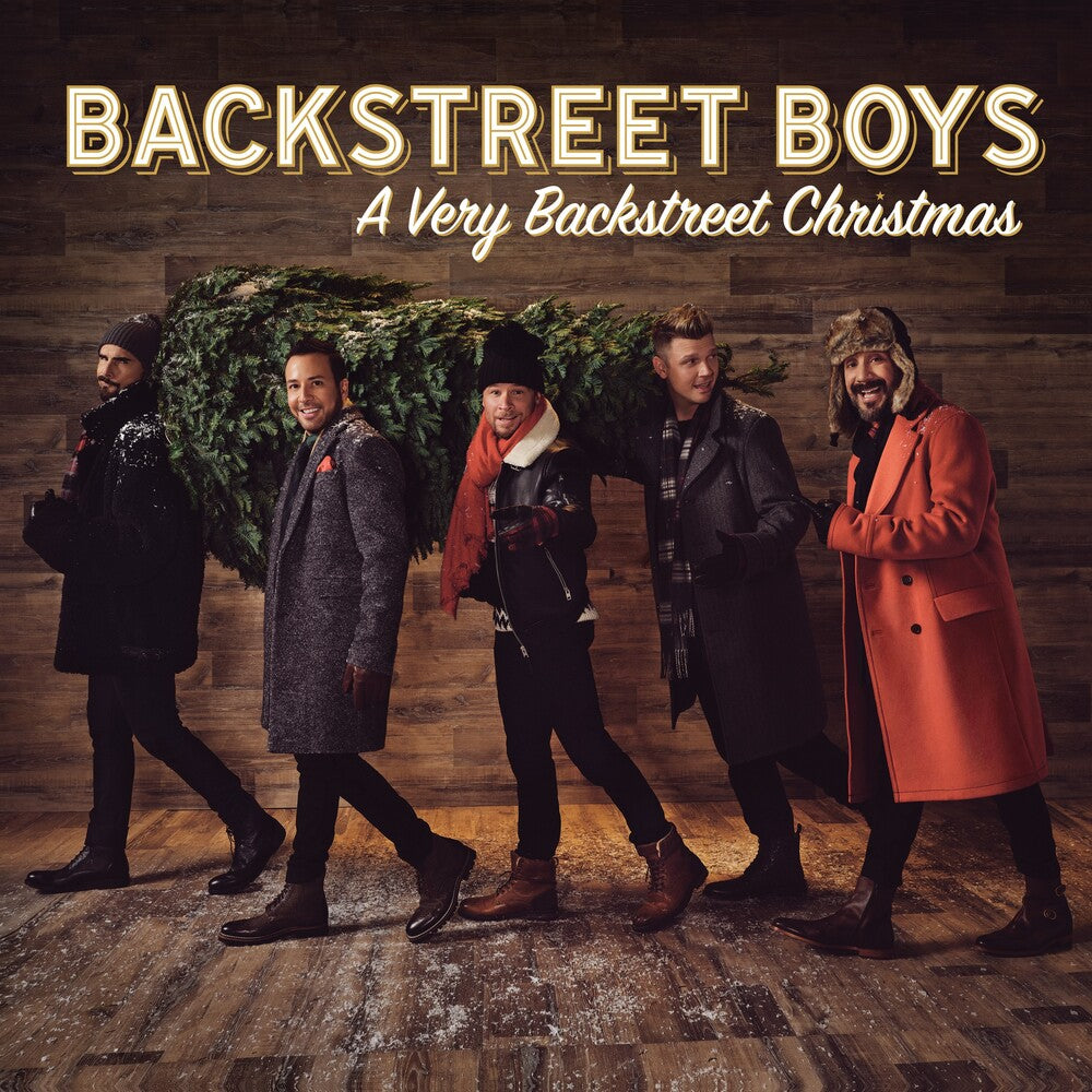 the album cover for Backstreet Boys - A Very Backstreet Christmas