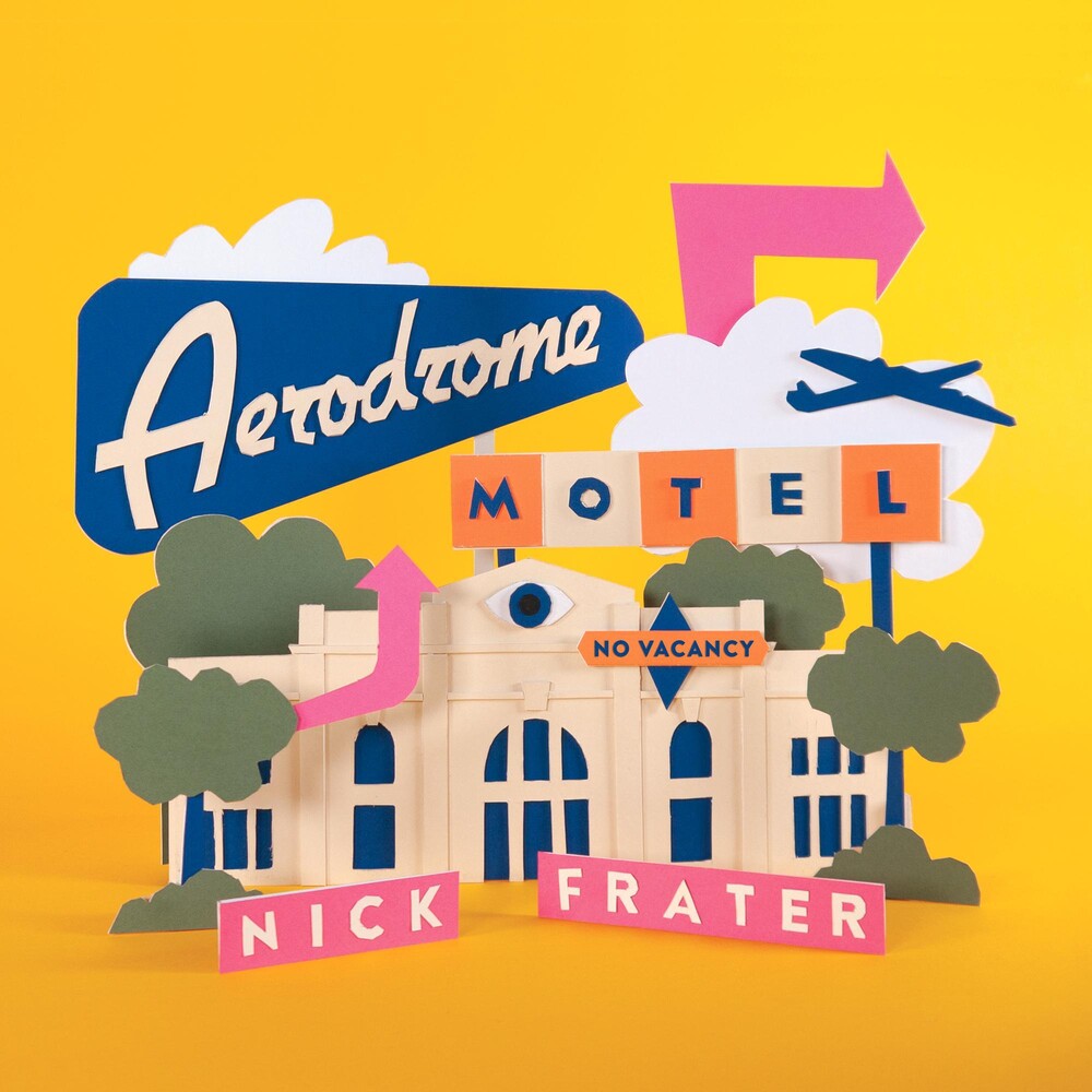 the album cover for Nick Frater - Aerodrome Motel