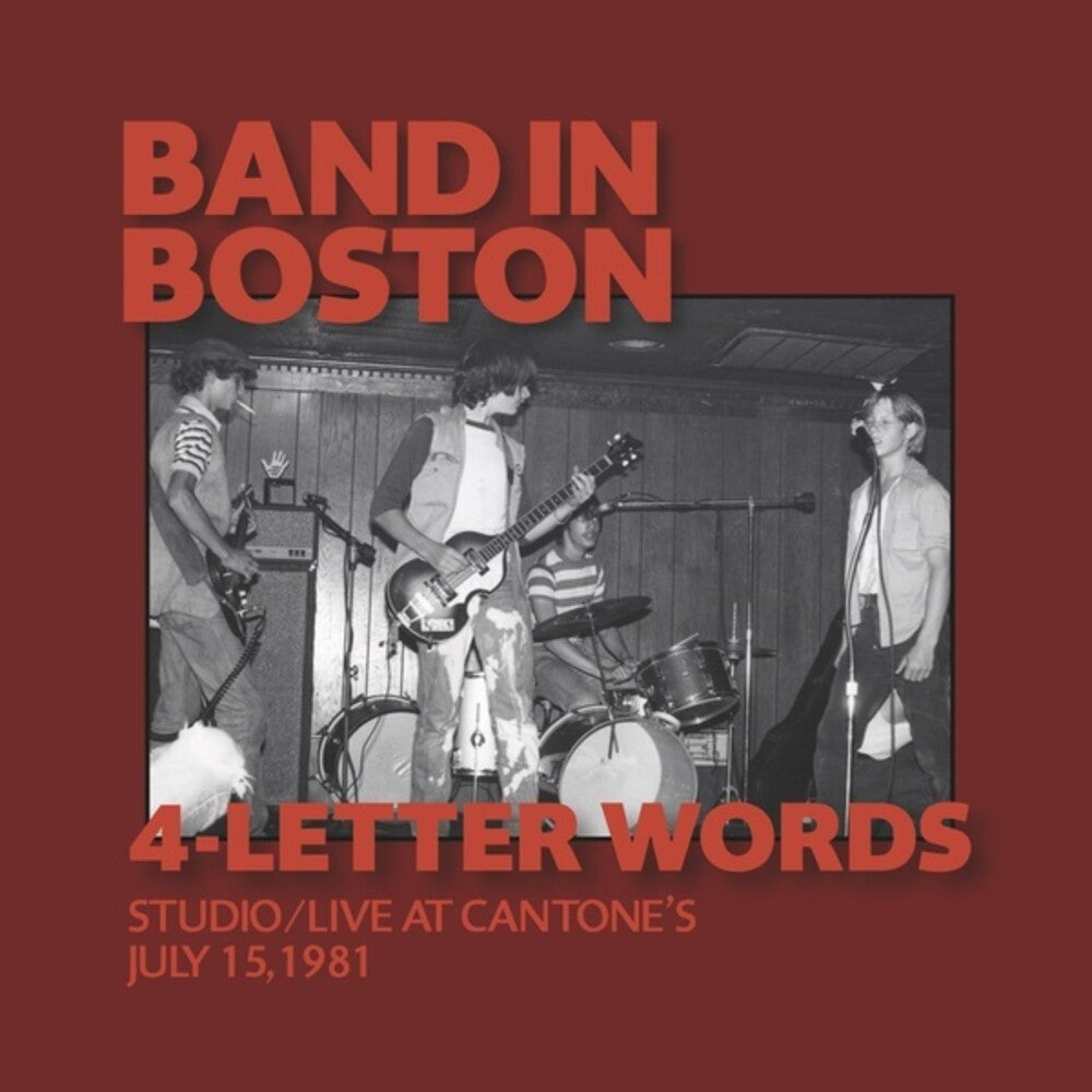 the album cover for 4-Letter Words - Band In Boston