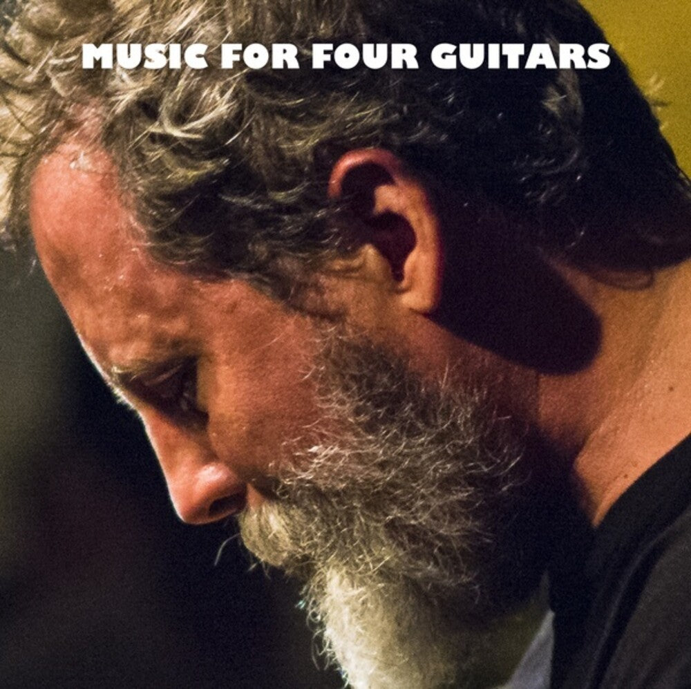 the album cover for Bill Orcutt - Music For Four Guitars