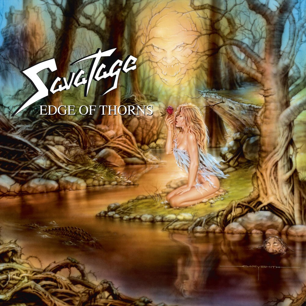 the album cover for Savatage - Edge Of Thorns [LP]