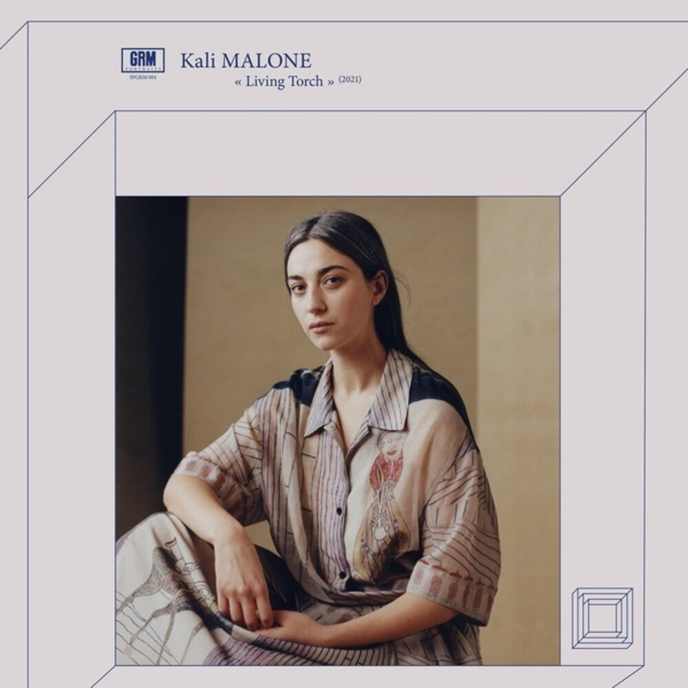 the album cover for Kali Malone - Living Torch