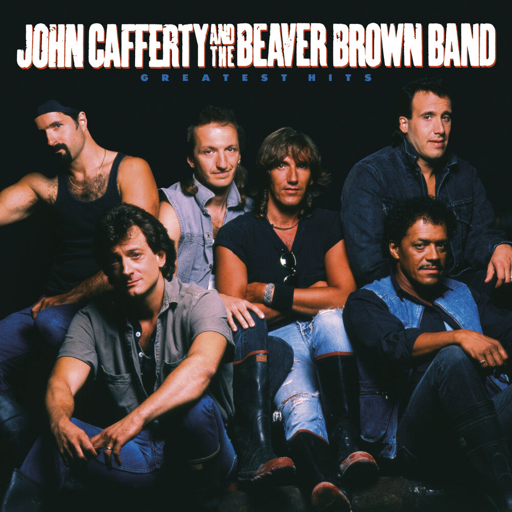 the album cover for John Cafferty  & The Beaver Brown Band - Greatest Hits