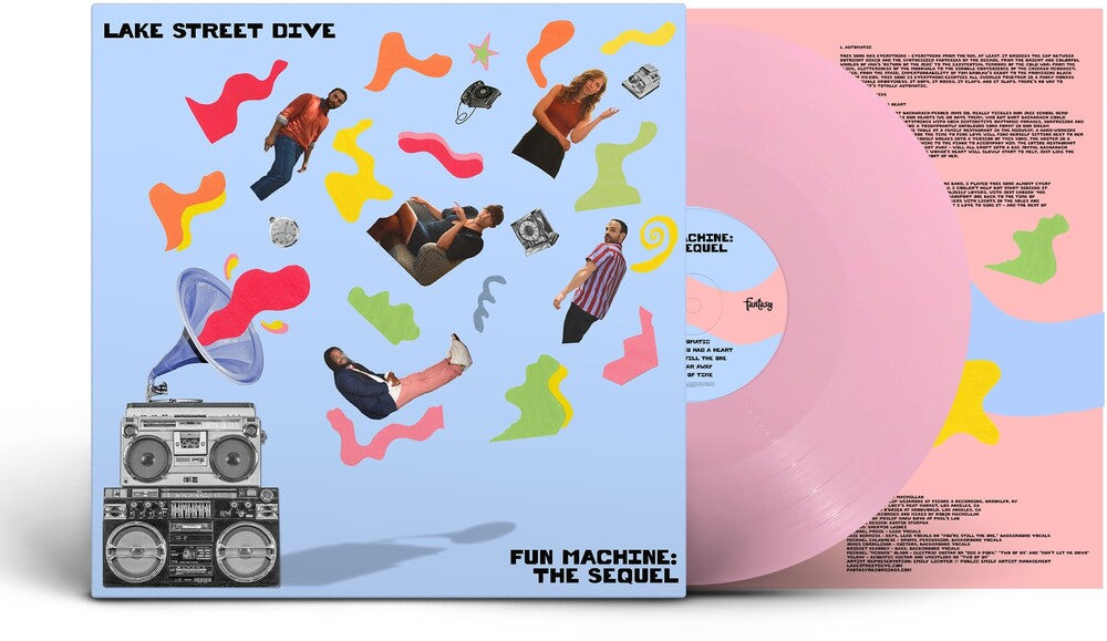 the album cover for Lake Street Dive - Fun Machine: The Sequel [Indie Exclusive Limited Edition Tangerine LP]