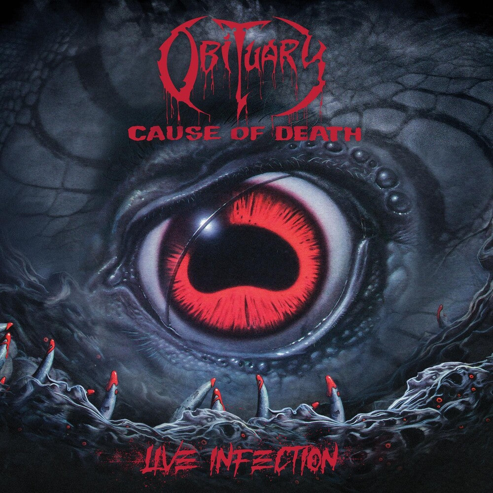 the album cover for Obituary - Cause of Death - Live Infection [CD/Blu-ray]