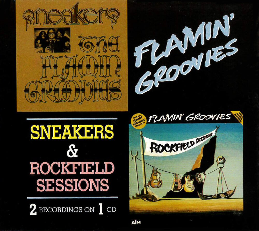 the album cover for Flamin' Groovies - Sneakers & Rockfield Sessions