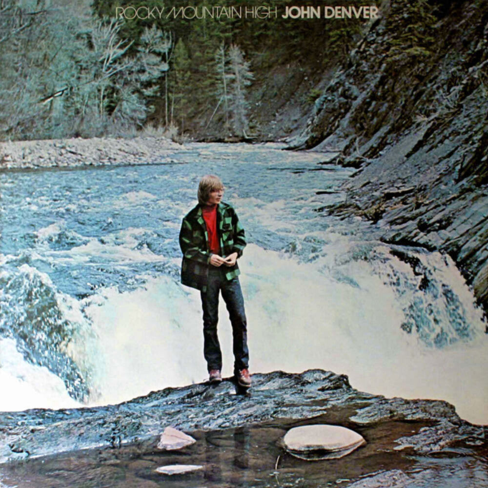 the album cover for John Denver - Rocky Mountain High (Blue) [Colored Vinyl]