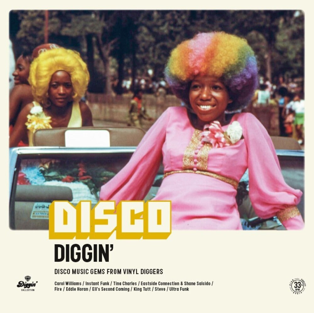 the album cover for Various Artists - Disco Diggin / Various