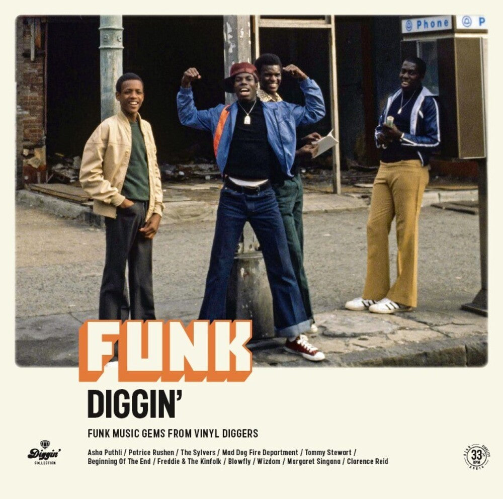 the album cover for Various Artists - Funk Diggin / Various