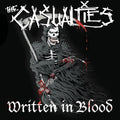 the album cover for Casualties - Written In Blood - White [Colored Vinyl] (Wht)