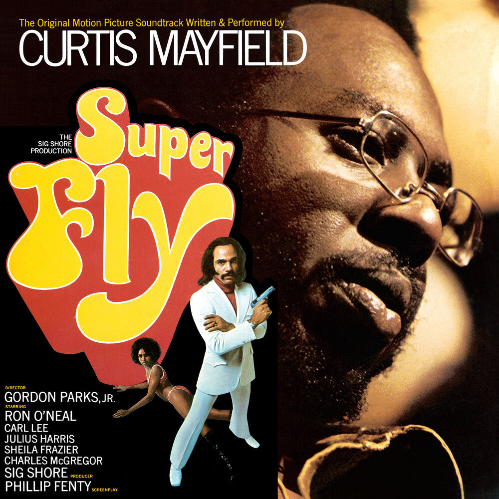 the album cover for Curtis Mayfield - Superfly (Original Soundtrack) 50th Anniversary