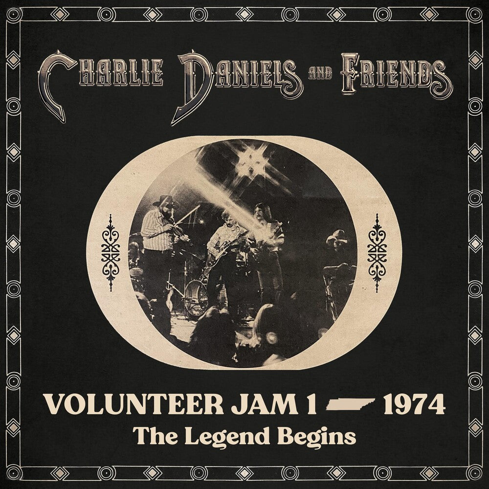 the album cover for Charlie Daniels  & Friends - Volunteer Jam 1 1974: The Legend Begins