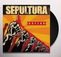 the album cover for Sepultura - Nation [LP]