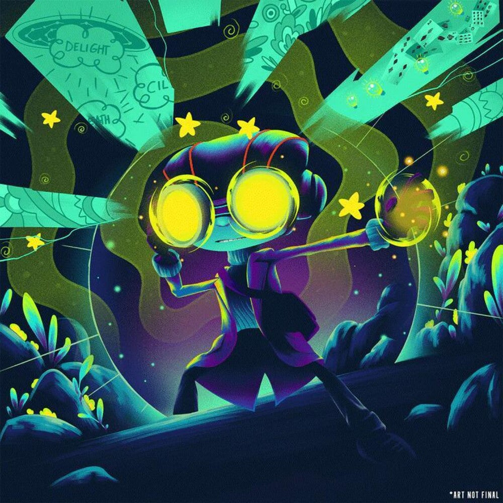 the album cover for Psychonauts 2 Essential - O.S.T. (Colv) - Psychonauts 2 Essential - O.S.T. [Colored Vinyl]