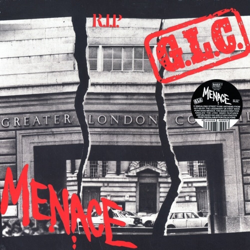 the album cover for Menace - G.L.C. (R.I.P.) (Uk)