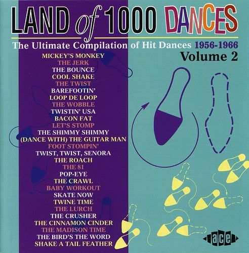 the album cover for Land Of 1000 Dances - Vol. 2-Land Of 1000 Dances [Import]