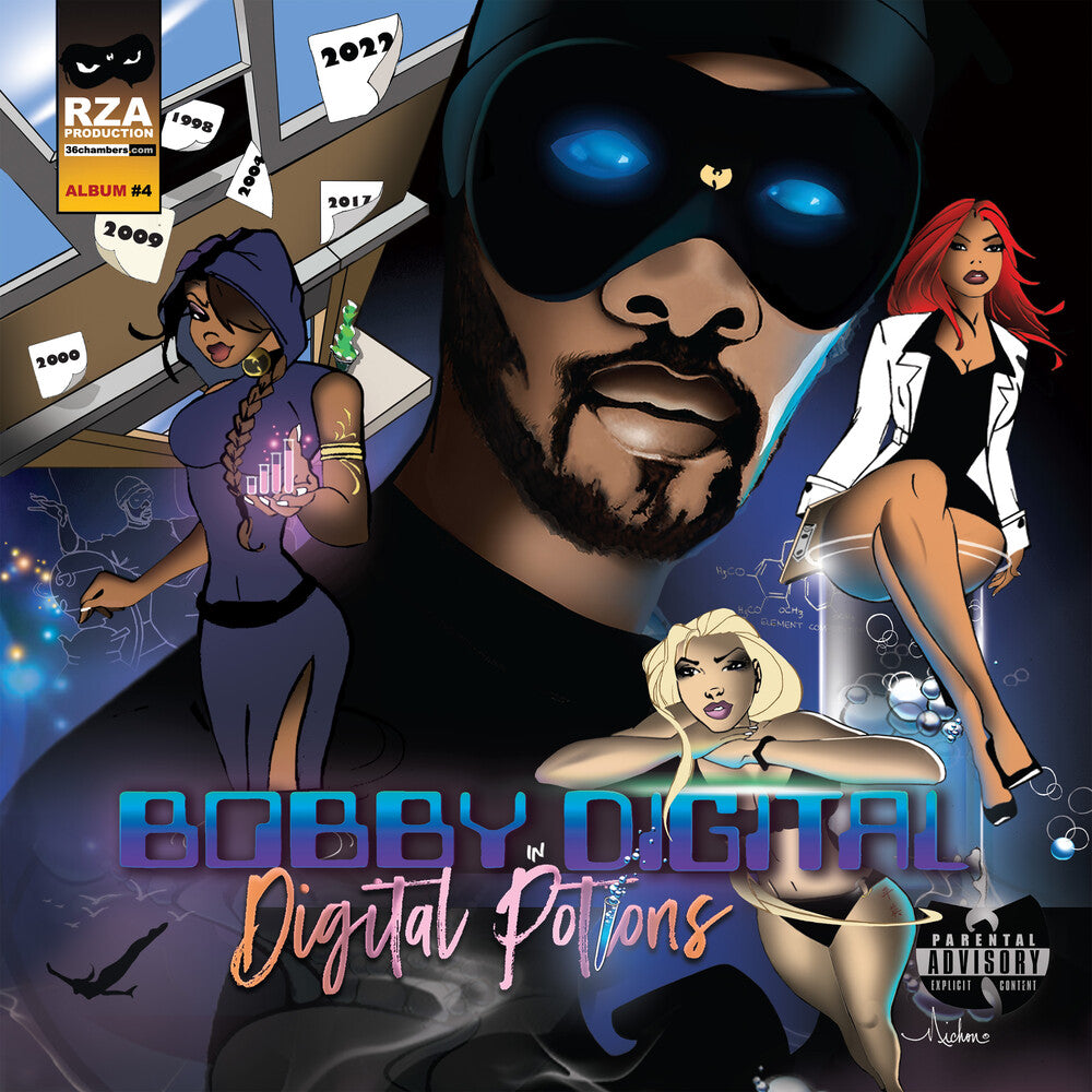 the album cover for RZA as Bobby Digital - Digital Potions [RSD Black Friday 2022]