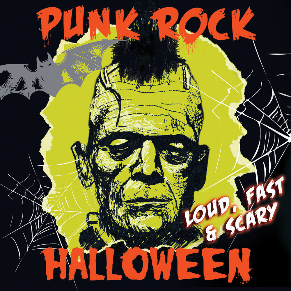 the album cover for Various Artists - Punk Rock Halloween - Loud, Fast & Scary! [LP]