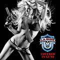 the album cover for L.A. Guns - Covered In Guns [Red & Blue LP]
