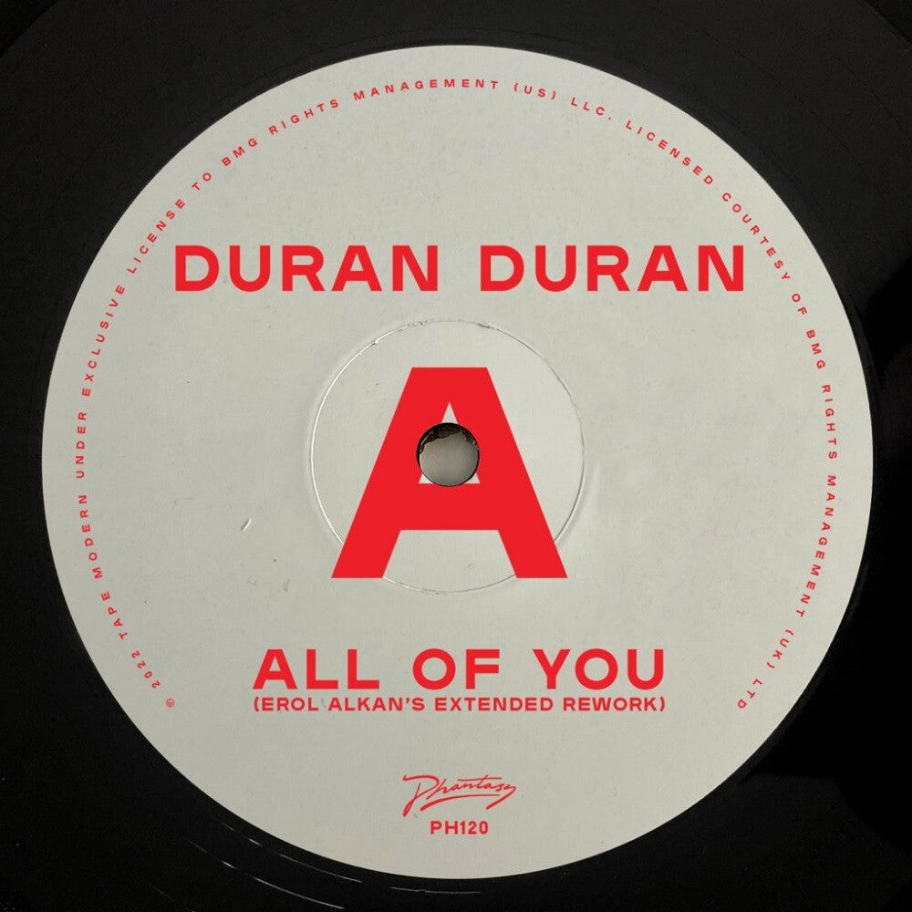 the album cover for Duran Duran - All Of You (Erol Alkan's Extended Rework) [Import LP]
