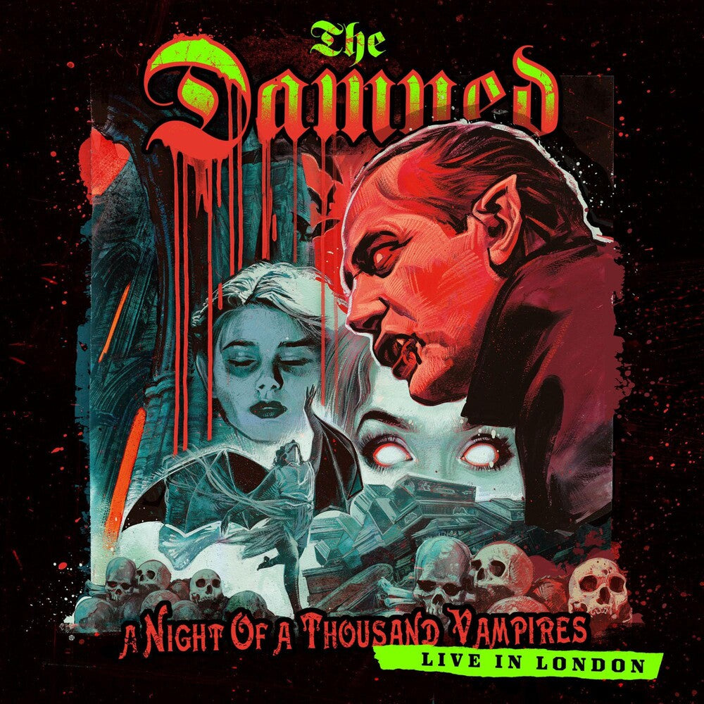 the album cover for The Damned - A Night of a Thousand Vampires [2LP]