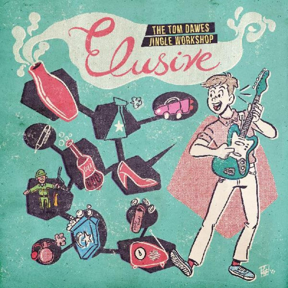 the album cover for Dawes, Tom - Elusive: The Tom Dawes Jingle Workshop