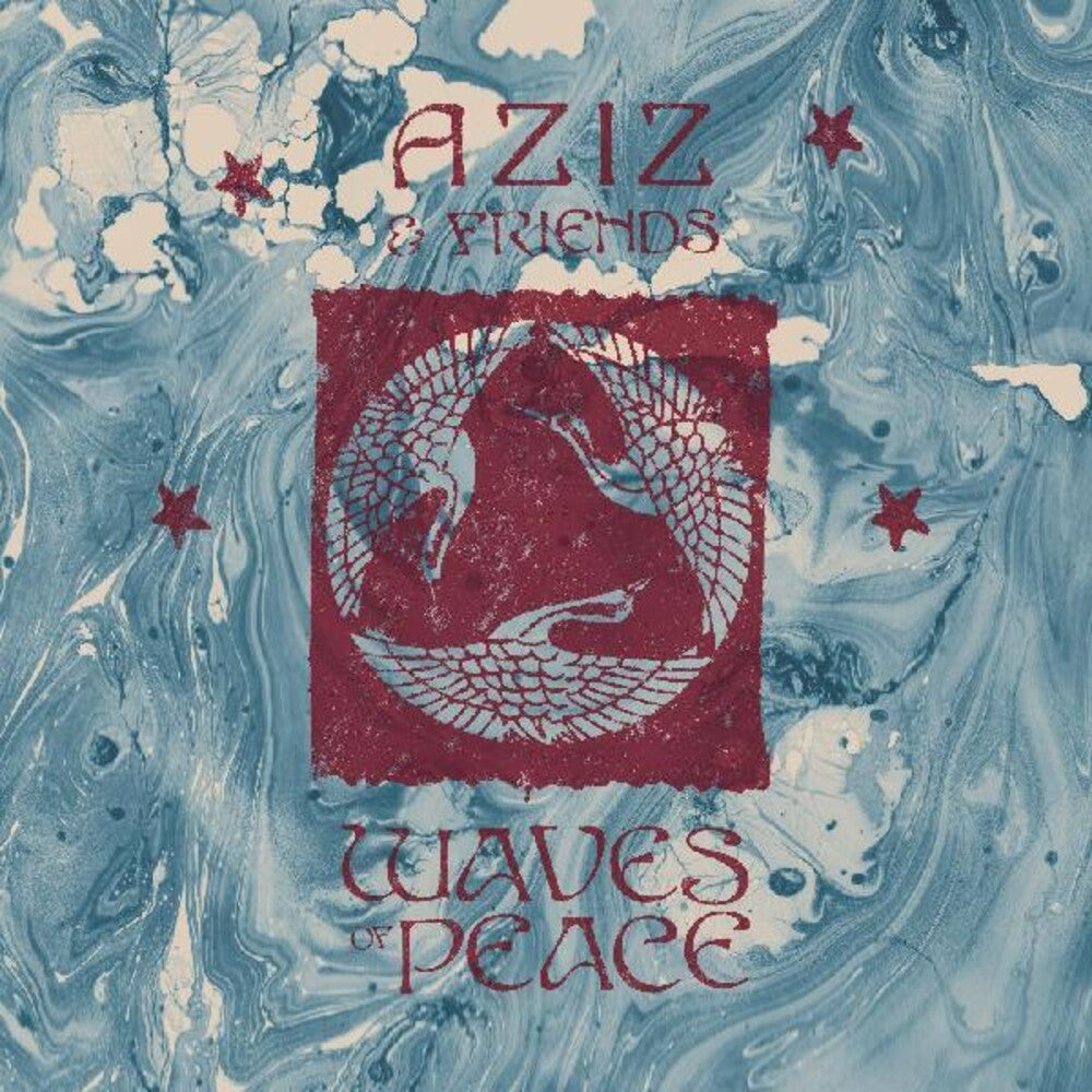 the album cover for Aziz & Friends - Waves Of Peace