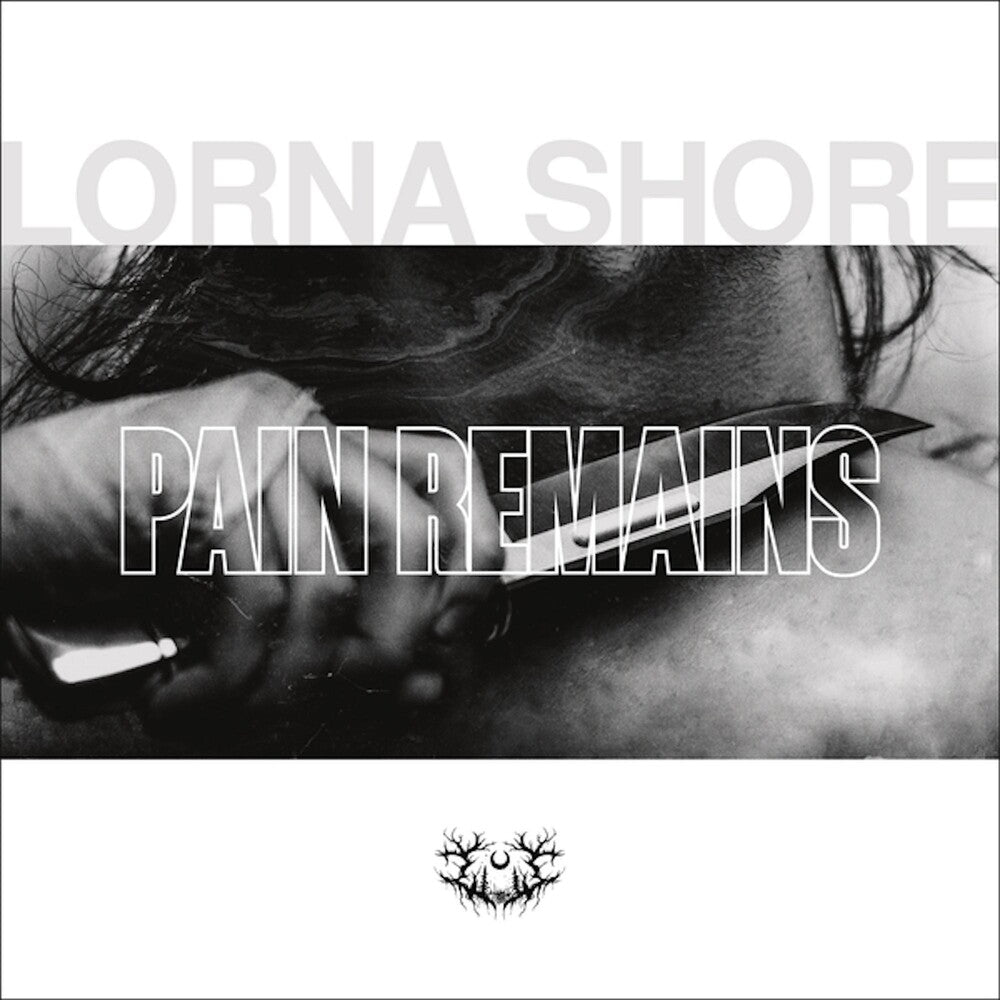 the album cover for Lorna Shore - Pain Remains [Indie Exclusive Limited Edition White LP]