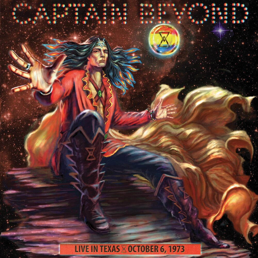 the album cover for Captain Beyond - Live In Texas - October 6, 1973