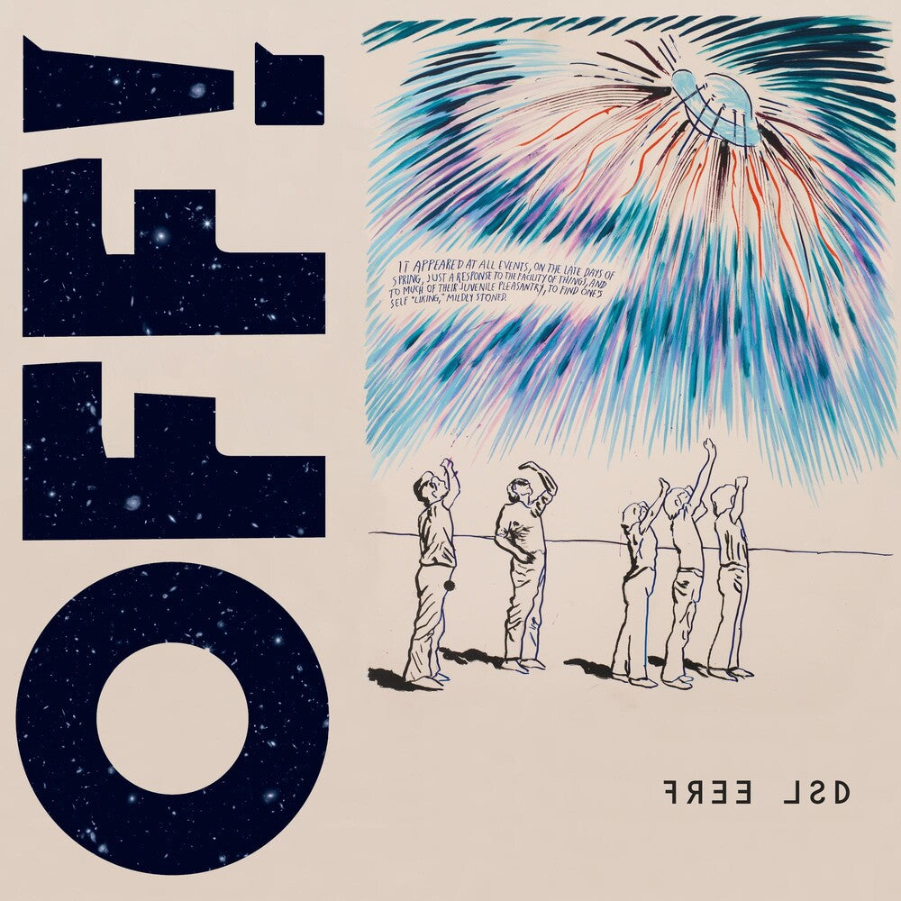 the album cover for OFF! - Free LSD (Feature Film + Bonus CD) [Translucent Electric Blue LP]