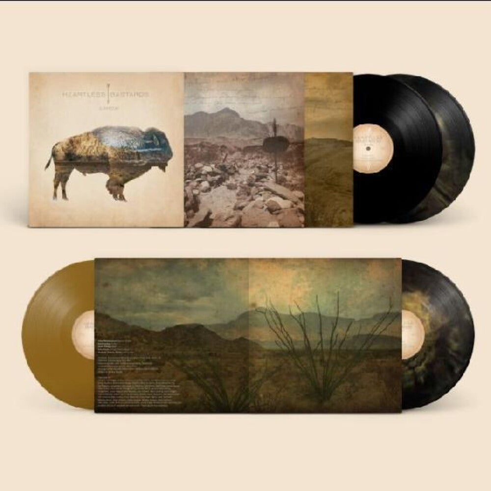 the album cover for Heartless Bastards - Arrow: 10th Anniversary [Black & Gold 2LP]